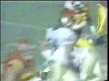 Frank Stams levels Rodney Peete 1988