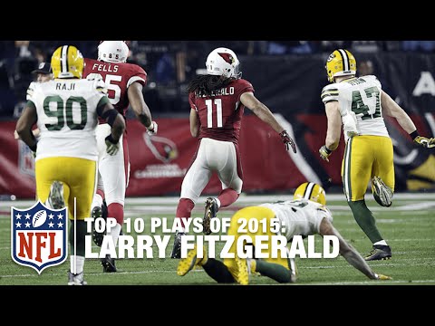 Video: Top 10 Larry Fitzgerald Highlights of 2015 | NFL