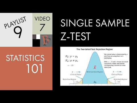 how to find z test statistic