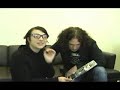 Frank Iero and Ray Toro with some art fan stuff