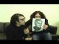 Frank Iero and Ray Toro with some art fan stuff
