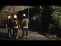 Nieuwe Pekela - Bouwcontainer in schuur in brand