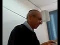 Willy Rosenblum nervous at the lesson in afeka college Willy Rosenblum nervous at the lesson in afeka college