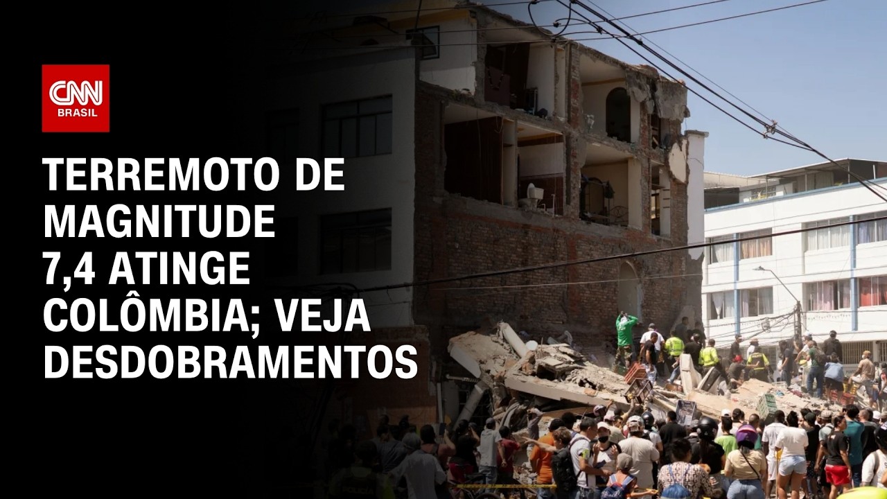 Terremoto de magnitude 7,4 atinge Colômbia e 5 capitais do país estão em alerta vermelho; entenda