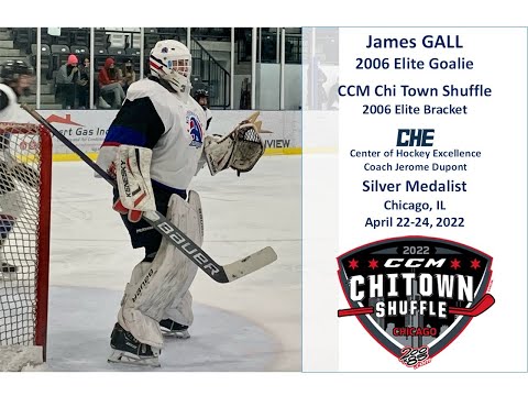 Summer 2022 Age 16 CCM Chi Town Shuffle April 22-24 James Gall 2006 Elite Goalie Saves