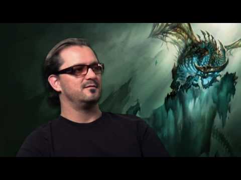 deathknight - Behind the scenes of the new expantion, Wrath of the lich King. THE Death Knigt. the video has some Audio Sync off but try to ignore that, it's still watchable!