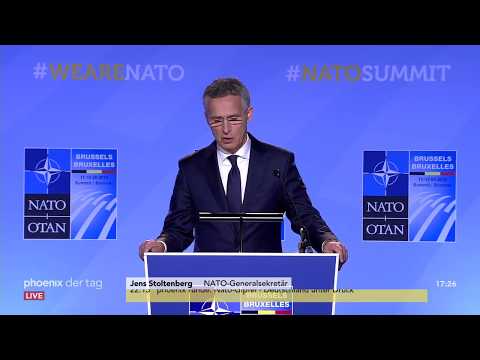 NATO-Gipfel in Brssel: Rede von Generalsekretr Jens ...