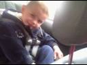 Silly Harry in the car