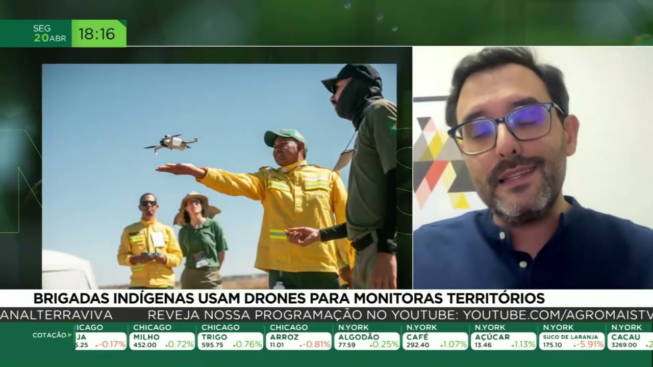 Brigadas indígenas usam drones para monitorar territórios