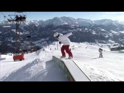 Silje Norendal - Roxy Rider Silje Norendal from Norway gives us some tips on how to BS 180 off a kicker, and BS Boardslide a box in the park.... That is until her mother show...