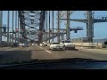 Joe Driving Down the Habour Bridge