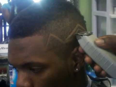 Mohawk and Hair Design with Tattoo Clipper Designer Pt. 1 of 3