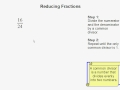 Reducing Fractions