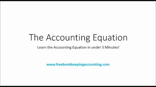 Learn the Accounting Equation