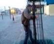 Drunk guy with problems navigating