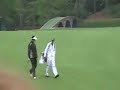 Bubba Watson hits in water at 13th