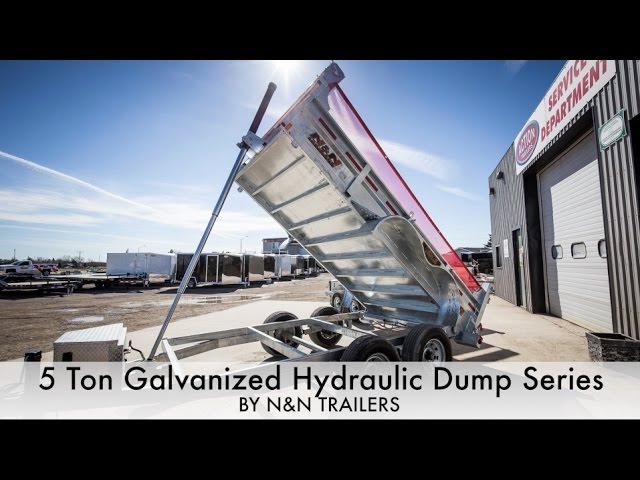 NO RUST! 6X12 5 TON GALVANIZED N&N DUMP! CANADIAN MADE! in Cargo & Utility Trailers in London