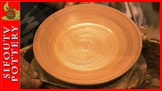New Video!!! Pottery throwing - How to make a Pottery Plate #78