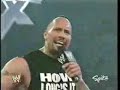 WWE-The Rock Returns To Help Mick Foley