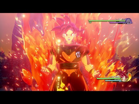 Dragon Ball Z Kakarot - Super Saiyan God Goku vs Beerus Boss Battle Gameplay! DLC