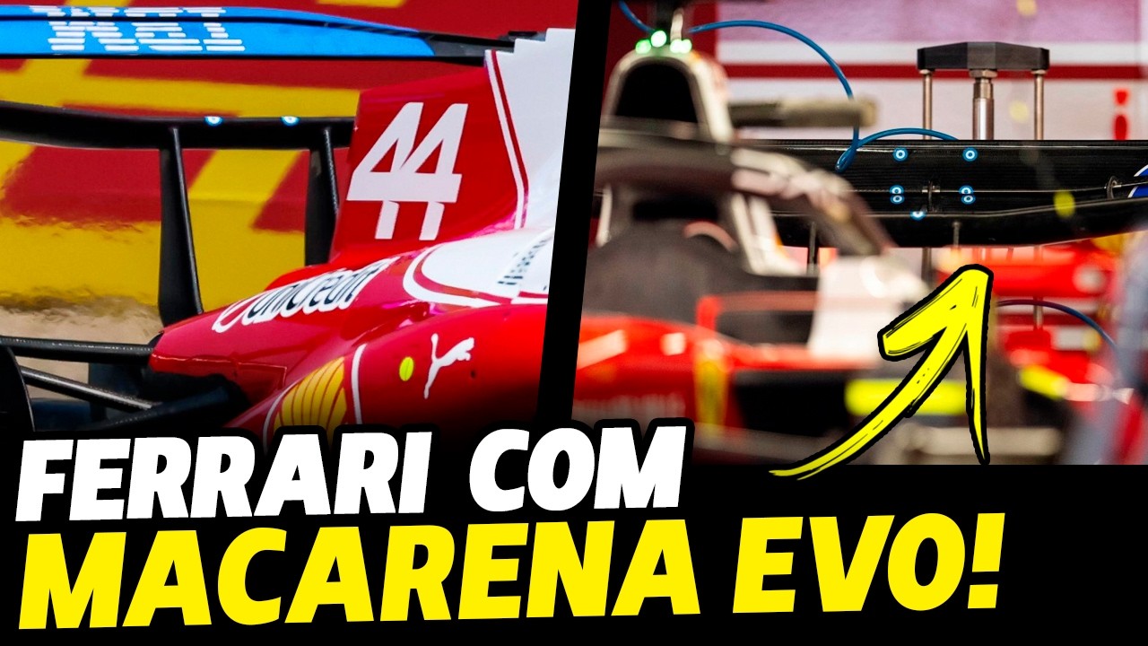 FERRARI APOSTA PESADO EM SPA E TRAZ "MACARENA EVO" E TIRA ESCAPAMENTO SOPRADO | FÓRMULA 1