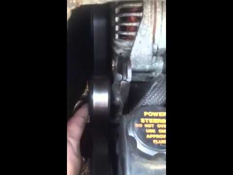 How to replace alternator on a 2001 chevy venture