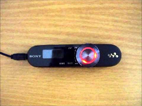 how to on sony mp3 player