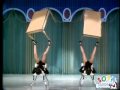 Video: Two Women Juggle Tables With Their Feet