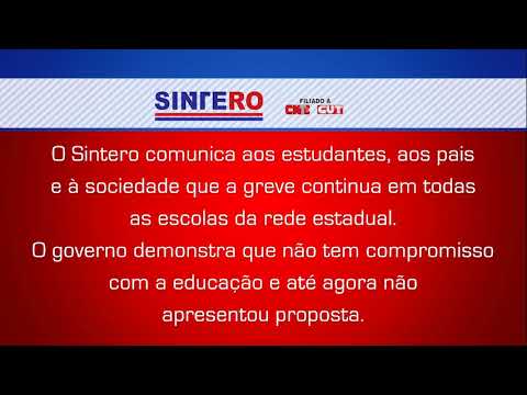 GREVE ESTADUAL - CONVOCAÇÃO