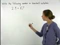 Watch Video on Scientific Notation - Pre Algebra Help