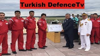 Türk Yıldızları Rusyada Ayakta Alkışlandı /