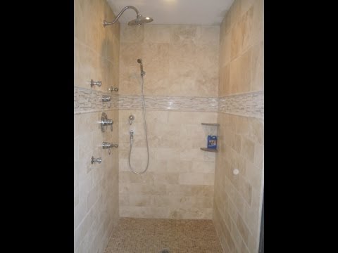 how to fit travertine wall tiles