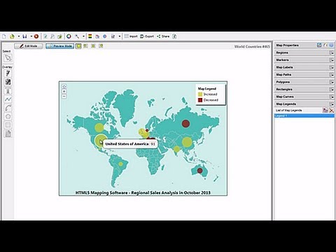Add bubble chart in an interactive map