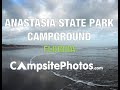 Anastasia State Park, Florida Campsite Photos - YouTube