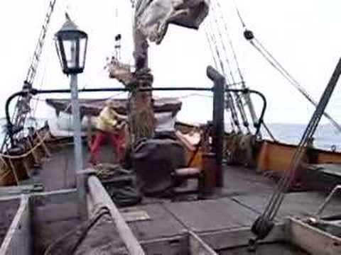 Hoist the sail! Onboard De Balder (VL-92), 8 June 2007