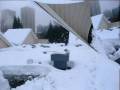 Record amount of snow on the roof being dealt with Record amount of snow on the roof being dealt with