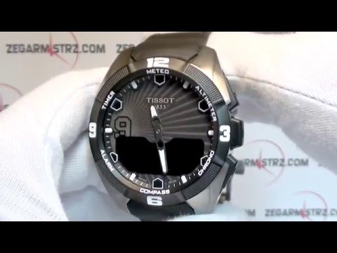how to set time on tissot t touch