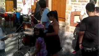 Davai Perkusion Rougeux with Luuk Nagtegaal and kids