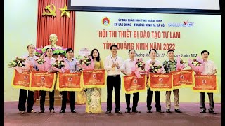 Trường Cao đẳng Công nghiệp và Xây dựng đạt giải Nhất Hội thi Thiết bị đào tạo tự làm tỉnh Quảng Ninh năm 2022