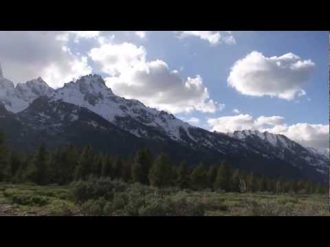 Teton Range panorama majestic in HD in Grand Teton National Park Wyoming USA!