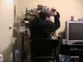 man eata