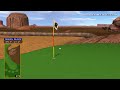 Golden Tee Great Shot on Monument Valley!
