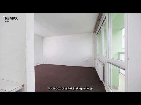 Video Prodej bytu 1+kk, 34 m² s lodžií, Pardubice – Polabiny, ul. Lidická
