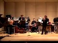 2006 wfd world champion matt smith plays drum solo in jazz combo with toronto trumpeter mike malone.