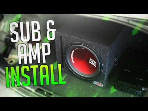 video-linktoworks-How To Install A Subwoofer & Amp EASY! - YouTube