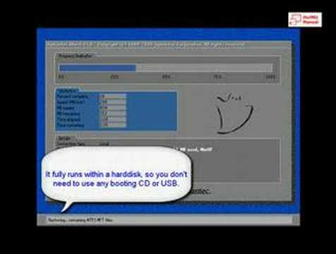 how to recover ghost image password