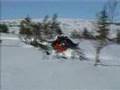 Snöskoter boondocking sweden