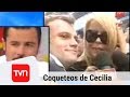 Los coqueteos de Cecilia y Felipe