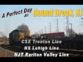 A Perfect Day of Railfanning at Bound Brook, New Jersey
