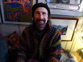 Arthur Brown gives an interview.